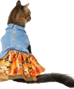 Frisco Chambray Halloween Dog & Cat Dress -PetNest Shop 261165 PT2. SY630 V1633085781