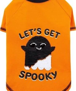 Frisco Sequin Let's Get Spooky Dog & Cat T-Shirt -PetNest Shop 261179 PT3. SY630 V1637726855