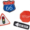 Frisco Road Trip Traffic Signs Plush Cat Toy with Catnip, 4 count -PetNest Shop 262024 MAIN. SY630 V1618598324