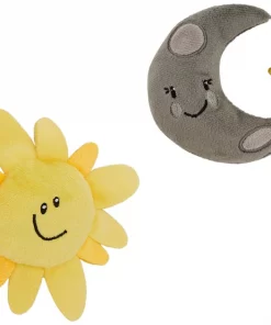 Frisco Road Trip Sun & Moon Plush Cat Toy with Catnip, 2 count