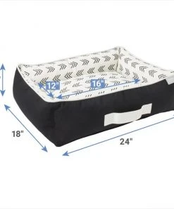 Frisco Indoor/Outdoor Modern Cuddler Bolster Cat & Dog Bed -PetNest Shop 262145 PT1. SY630 V1619643999