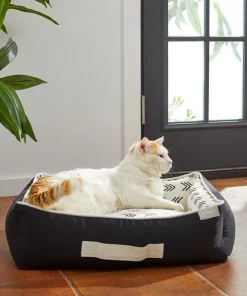 Frisco Indoor/Outdoor Modern Cuddler Bolster Cat & Dog Bed -PetNest Shop 262145 PT5. SY630 V1619807862