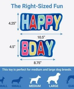 Frisco Happy Birthday Plush Dog Toy 6 Frisco Happy Birthday Plush Dog Toy -PetNest Shop 264428 PT1. SY630 V1622563955