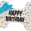 Frisco Birthday Reversible Plush Bone Squeaky Dog Toy -PetNest Shop 264432 MAIN. SY630 V1618924034
