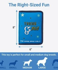 Frisco Magic Spell Book Plush Squeaky Dog Toy 6 Frisco Magic Spell Book Plush Squeaky Dog Toy -PetNest Shop 265608 PT1. SY630 V1623352155