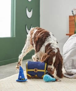 Frisco Magic Chest Hide & Seek Puzzle Plush Squeaky Dog Toy -PetNest Shop 265614 PT3. SY630 V1620939136