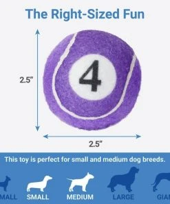 Frisco Magic Fortune Fetch Squeaky Tennis Ball Dog Toy, 3 count -PetNest Shop 265620 PT1. SY630 V1623352111