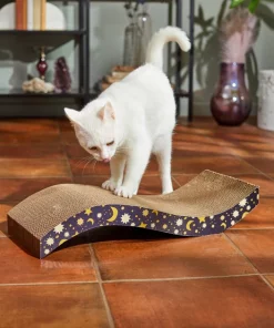Frisco Magic Moon & Stars Wave Scratcher Cat Toy with Catnip 7 Frisco Magic Moon & Stars Wave Scratcher Cat Toy with Catnip -PetNest Shop 265622 PT3. SY630 V1620939152