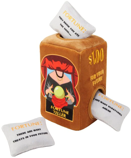 Frisco Magic Fortune Teller Hide & Seek Puzzle Plush Squeaky Dog Toy 3 Frisco Magic Fortune Teller Hide & Seek Puzzle Plush Squeaky Dog Toy