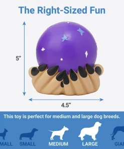 Frisco Magic Fortune Teller's Crystal Ball Latex Squeaky Dog Toy 6 Frisco Magic Fortune Teller's Crystal Ball Latex Squeaky Dog Toy -PetNest Shop 265634 PT1. SY630 V1623351758