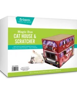 Frisco Magic Bus Cardboard Cat House, 2-Story 11 Frisco Magic Bus Cardboard Cat House, 2-Story -PetNest Shop 266701 PT4. SY630 V1621535899