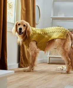 Frisco Cable Knit Dog & Cat Sweater with 60% Recycled Content -PetNest Shop 268153 PT8. SY630 V1629757227