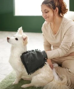 Frisco Microfiber Grooming Glove, Gray -PetNest Shop 269027 PT4. SY630 V1624553016