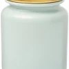 Frisco Modern Gold Rim Ceramic Treat Jar, 5 Cups