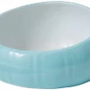 Frisco Slanted Ceramic Dog Bowl, Blue, 4.5 Cups