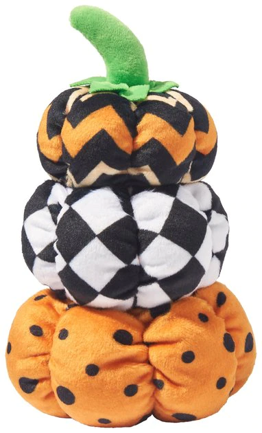 Frisco Halloween Fancy Pumpkin Plush Kicker Cat Toy with Catnip 3 Frisco Halloween Fancy Pumpkin Plush Kicker Cat Toy with Catnip