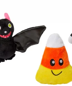 Frisco Halloween Haunted Friends Plush Cat Toy with Catnip, 3 count