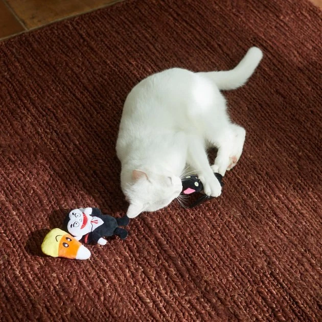 Frisco Halloween Haunted Friends Plush Cat Toy with Catnip, 3 count 5 Frisco Halloween Haunted Friends Plush Cat Toy with Catnip, 3 count - Image 3