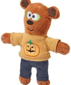 Frisco Halloween Good Bear, Bad Bear Reversible Plush Cat Toy with Catnip