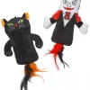 Frisco Vampire & Black Cat Plush Kicker Cat Toy with Catnip, 2 count -PetNest Shop 270307 MAIN. SY630 V1621949033