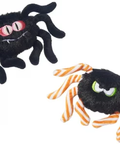 Frisco Halloween Spiders Plush Cat Toy with Catnip, 2 count