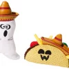 Frisco Halloween Fiesta Ghost & Taco Plush Cat Toy with Catnip, 2 count -PetNest Shop 270319 MAIN. SY630 V1621949321