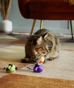 Frisco Halloween Mice Plush Cat Toy with Catnip, 3 count -PetNest Shop 270333 PT3. SY630 V1624817691