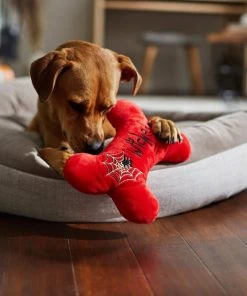 Frisco Wicked Cute Bone Reversible Plush Squeaky Dog Toy -PetNest Shop 270357 PT3. SY630 V1624817551