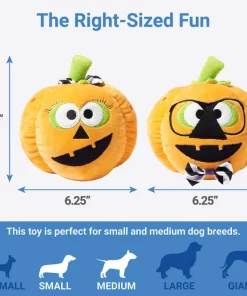 Frisco Halloween Nerdy Jack-o-Lanterns Plush Squeaky Dog Toy, 2 count 6 Frisco Halloween Nerdy Jack-o-Lanterns Plush Squeaky Dog Toy, 2 count -PetNest Shop 270431 PT1. SY630 V1626284769