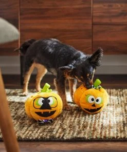 Frisco Halloween Nerdy Jack-o-Lanterns Plush Squeaky Dog Toy, 2 count 7 Frisco Halloween Nerdy Jack-o-Lanterns Plush Squeaky Dog Toy, 2 count -PetNest Shop 270431 PT3. SY630 V1624817796