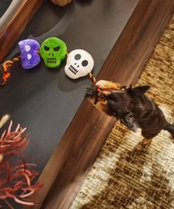 Frisco Halloween Boo! Plush with Rope Squeaky Dog Toy -PetNest Shop 270450 PT3. SY630 V1624817117