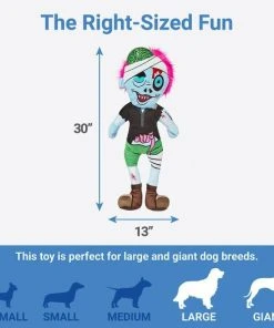 Frisco Zombie Wagazoo Plush Squeaky Dog Toy -PetNest Shop 270460 PT1. SY630 V1626285077