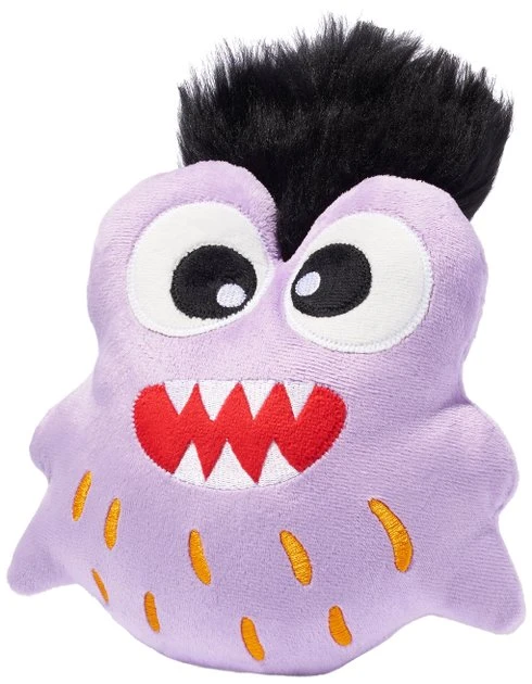 Frisco Friendly Monster Round Plush Squeaky Dog Toy 3 Frisco Friendly Monster Round Plush Squeaky Dog Toy