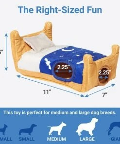 Frisco Monsters Under the Bed Hide & Seek Puzzle Plush Squeaky Dog Toy -PetNest Shop 270486 PT1. SY630 V1626284466