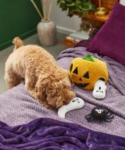Frisco Halloween Jack-o-Lantern Hide & Seek Puzzle Plush Squeaky Dog Toy -PetNest Shop 270492 PT3. SY630 V1624817005