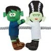 Frisco Frankenstein & Bride Plush with Rope Squeaky Dog Toy -PetNest Shop 270496 MAIN. SY630 V1624071197