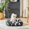 Frisco Sherpa Bolster Cat & Dog Bed, Camo -PetNest Shop 270934 MAIN. SY630 V1626881619