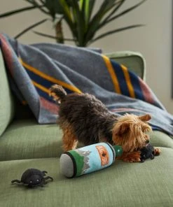 Frisco Camping Bug Spray Plush Squeaky Dog Toy, 3 count -PetNest Shop 270989 PT3. SY630 V1625009020