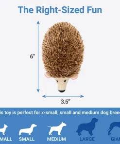 Frisco Camping Hedgehog Plush Squeaky Dog Toy -PetNest Shop 270995 PT1. SY630 V1626368500