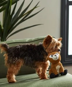 Frisco Camping Deer Plush Squeaky Dog Toy -PetNest Shop 270997 PT3. SY630 V1625009335