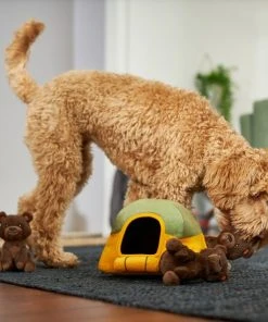 Frisco Camping Tent Hide & Seek Plush Squeaky Dog Toy -PetNest Shop 271024 PT3. SY630 V1625009325