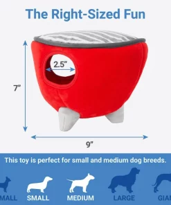 Frisco Camping BBQ Grill Hide & Seek Plush Squeaky Dog Toy -PetNest Shop 271026 PT1. SY630 V1626368490