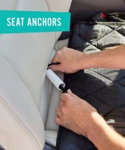 Frisco Quilted Front Carseat Cover, Black, Regular -PetNest Shop 271613 PT3. SY630 V1625582297