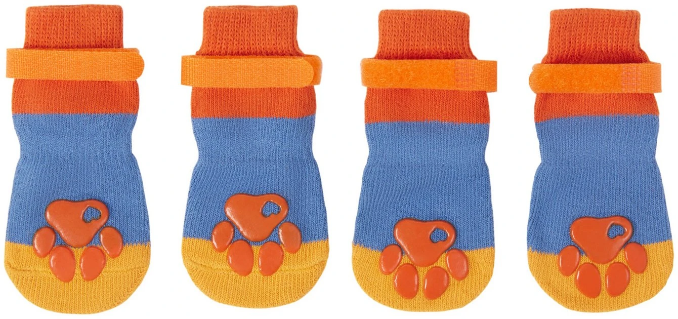 Frisco Non-Skid Colorblock Dog Socks 3 Frisco Non-Skid Colorblock Dog Socks