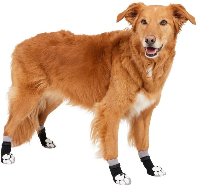 Frisco Non-Skid Dog Socks, Black 5 Frisco Non-Skid Dog Socks, Black - Image 3
