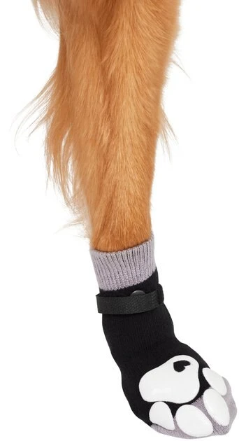 Frisco Non-Skid Dog Socks, Black 6 Frisco Non-Skid Dog Socks, Black - Image 4