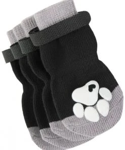 Frisco Non-Skid Dog Socks, Black 12 Frisco Non-Skid Dog Socks, Black -PetNest Shop 272491 PT4. SY630 V1634830053