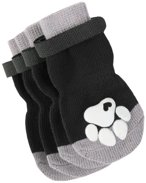 Frisco Non-Skid Dog Socks, Black 7 Frisco Non-Skid Dog Socks, Black - Image 5
