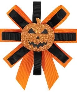Frisco Orange Glitter Dog Collar with Pumpkin Ribbon -PetNest Shop 272844 PT3. SY630 V1624047480