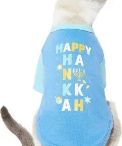 Frisco Happy Hanukkah Dog & Cat T-shirt -PetNest Shop 276479 PT2. SY630 V1637708199